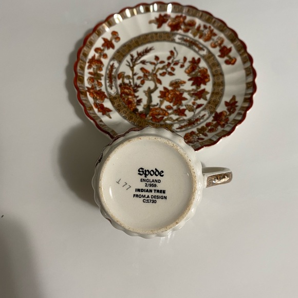 Spode Mini Tea Cups and Saucer - Picture 6 of 9
